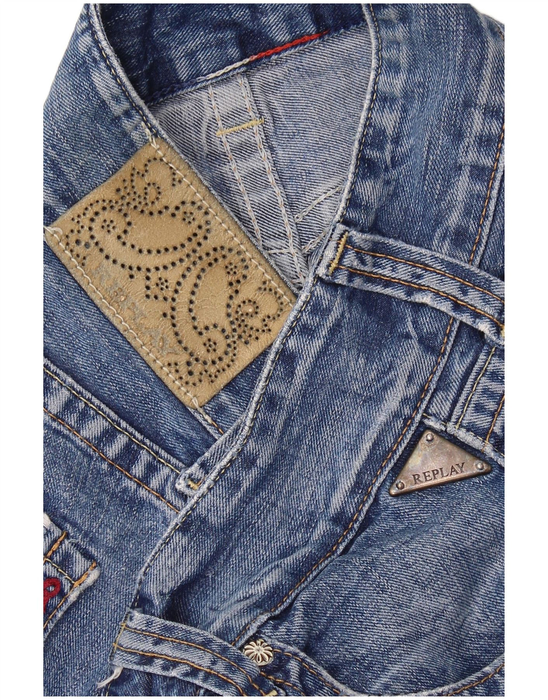 REPLAY Femme Swenf Ani Jean Droit W30 L31 Bleu