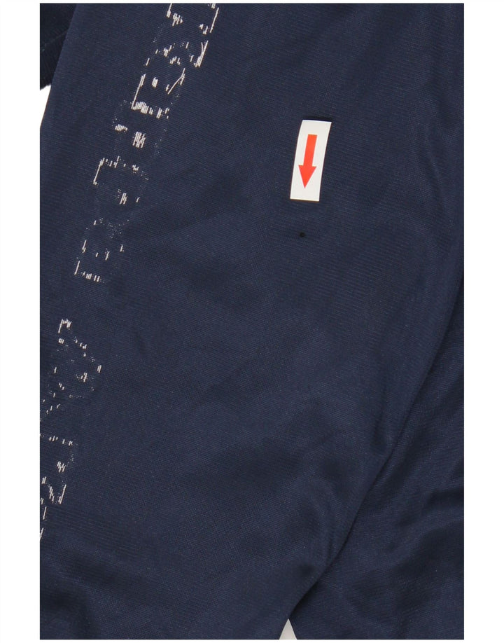 Kappa Veste de survêtement graphique pour homme 2XL Bleu marine Polyester