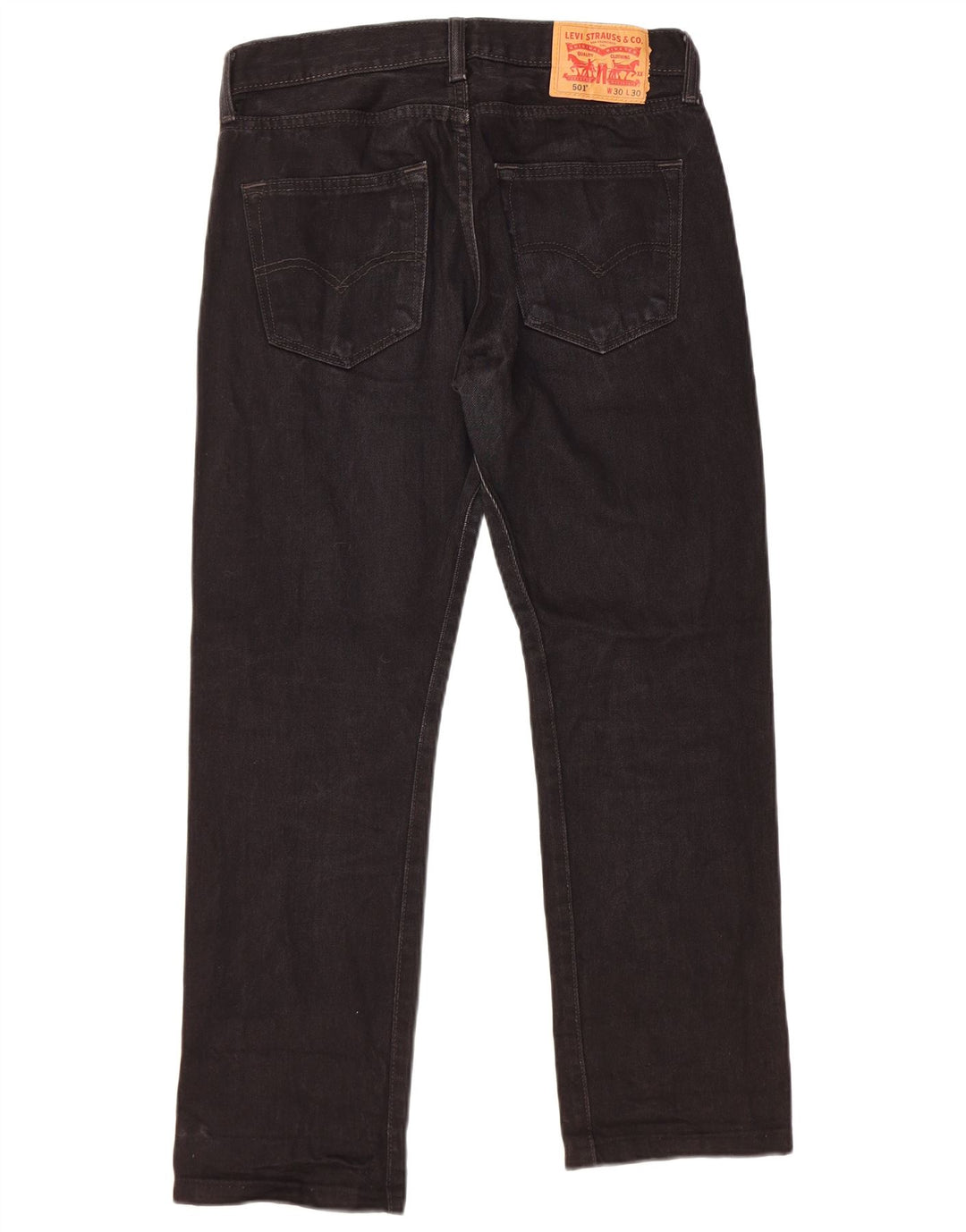 LEVI'S Jean Droit 501 Homme W30 L26 Coton Noir