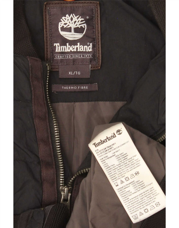 Timberland Veste rembourrée pour homme UK 42 XL Nylon noir