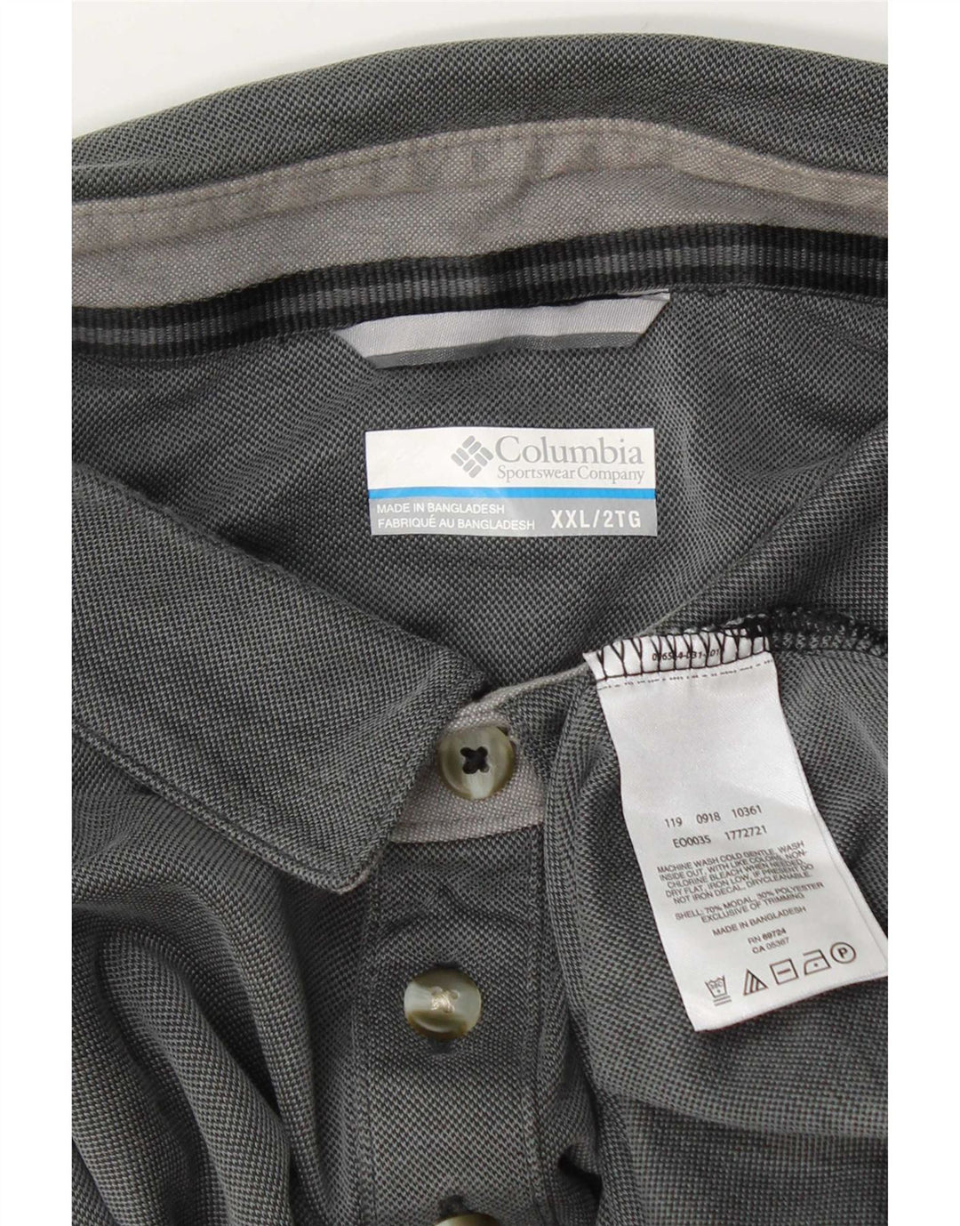 Columbia Polo Homme 2XL Gris Modal