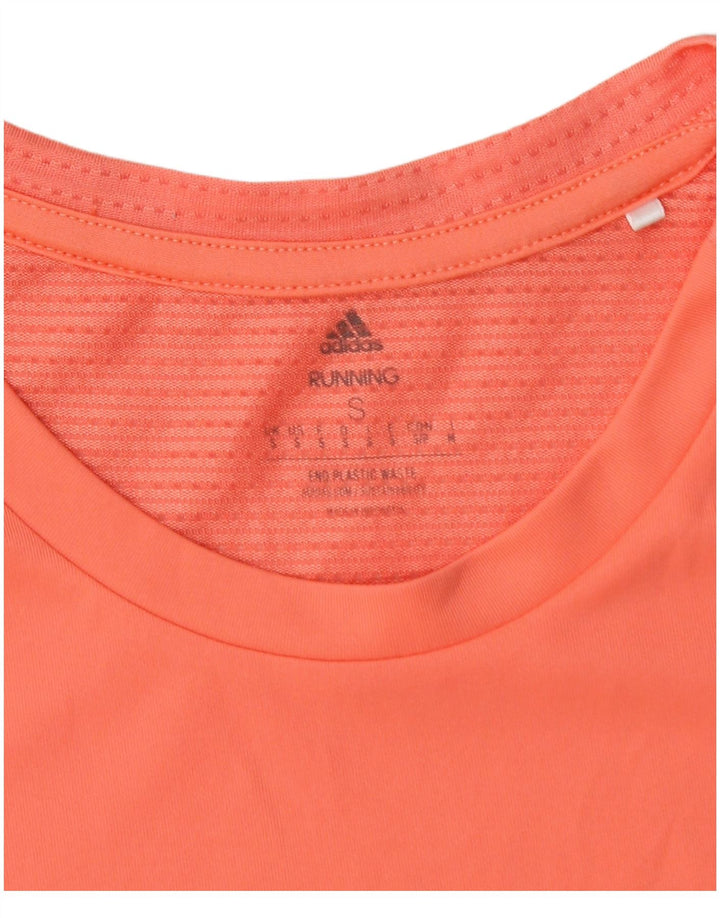 Adidas Hommes Running T-Shirt Haut Petit Orange Polyester