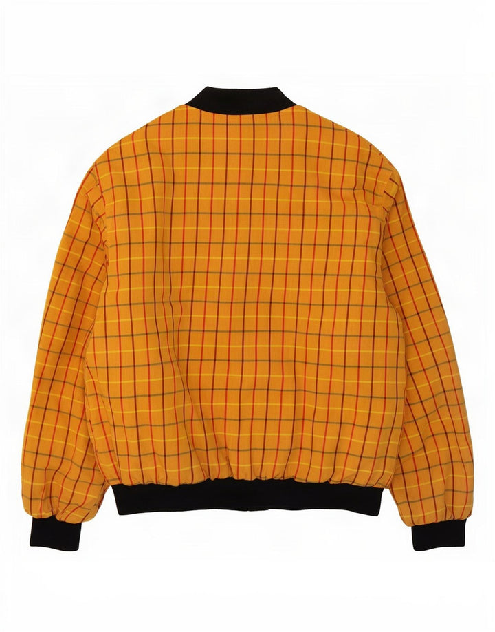 Steinbock Mens Reversible Jacket EU 54 2XL Yellow Check Cotton