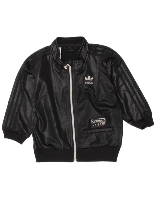 Adidas Veste de survêtement pour bébé garçon 18-24 mois Noir Polyester