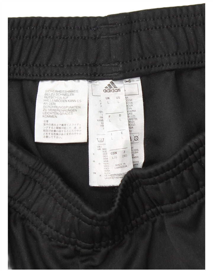 ADIDAS Pantalon de survêtement Climalite pour hommes Large Noir Polyester