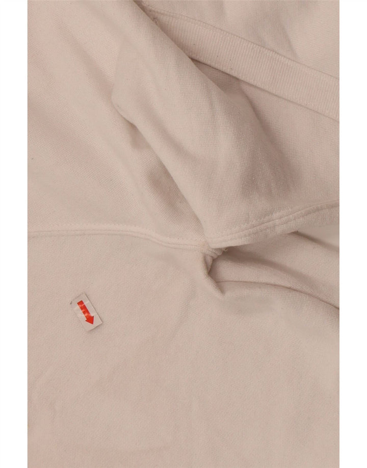 Champion Pull à capuche graphique pour homme Large Blanc Polyester