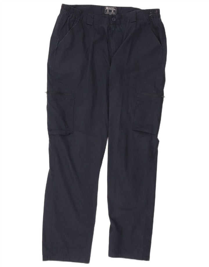 Mountain Warehouse Pantalon Cargo Droit Homme W36 L30 Bleu Marine Polyester