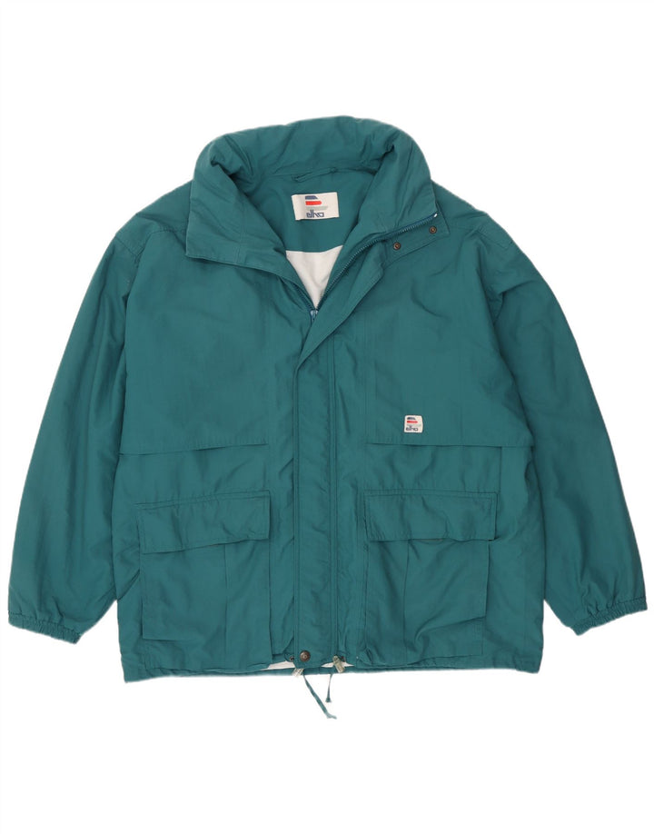 Elho Veste coupe-vent à capuche pour homme UK 42 XL Bleu