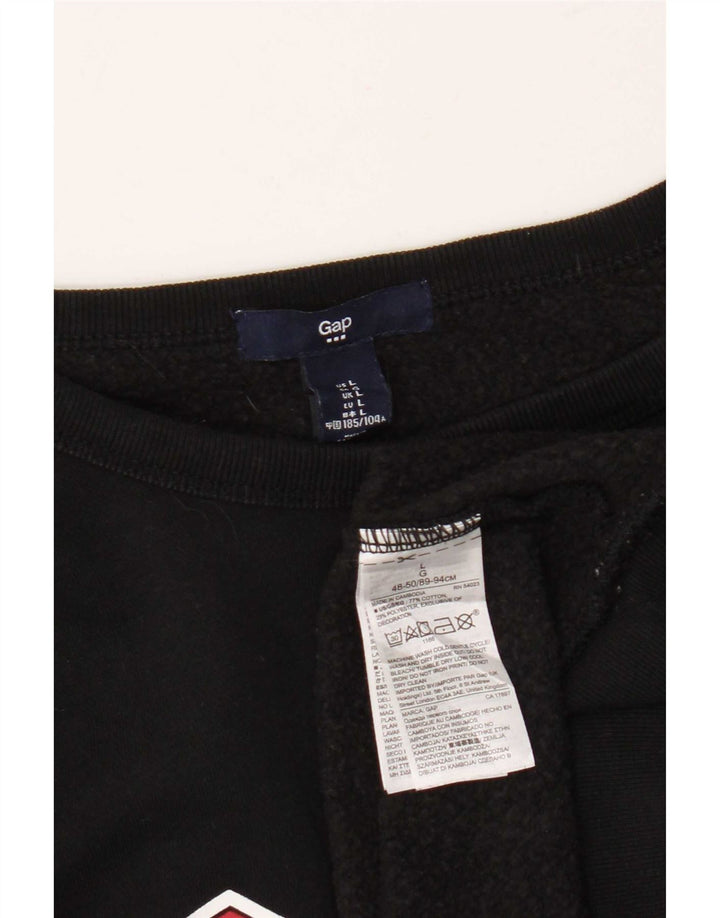Gap Sweat-shirt graphique pour hommes, grand coton noir