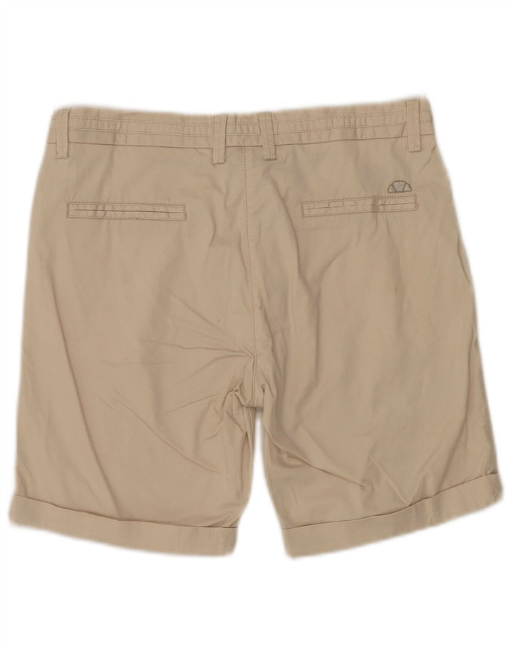 ELLESSE Short Chino Femme IT 42 Moyen W30 Beige Coton