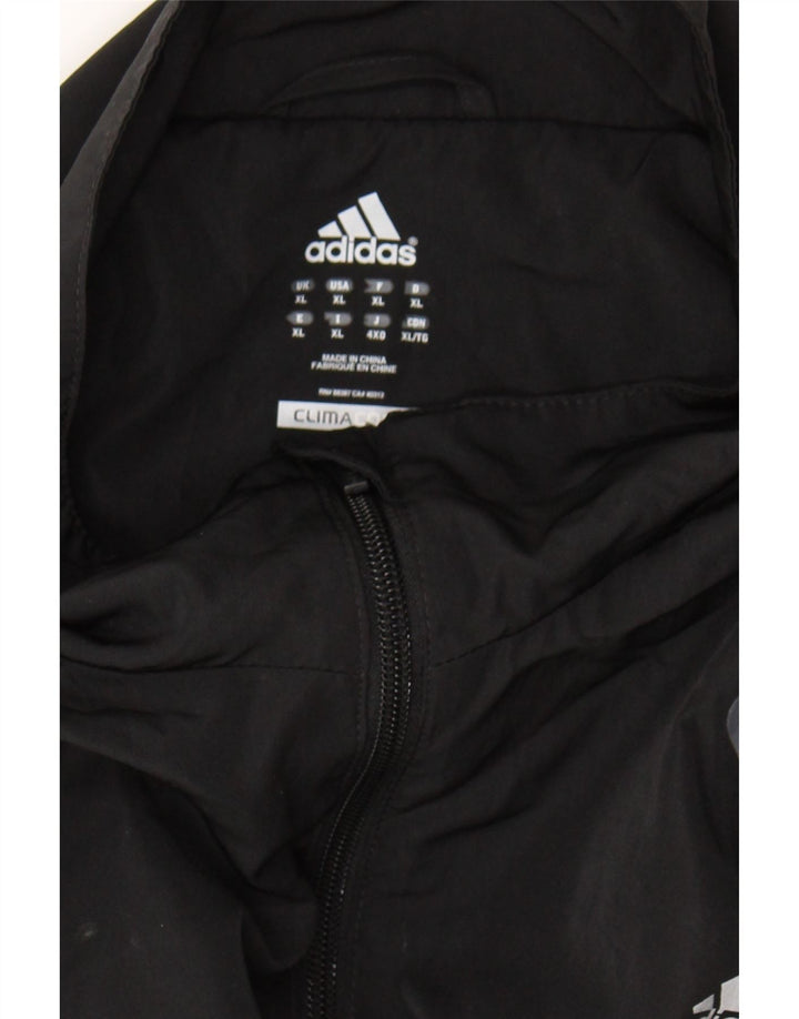 ADIDAS Mens Climacool Tracksuit Top Jacket  XL Black Colourblock Polyester Vintage Adidas and Second-Hand Adidas from Messina Hembry 