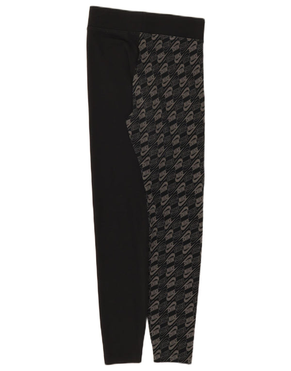 Nike Legging graphique pour femme UK 8 Small Noir Coton