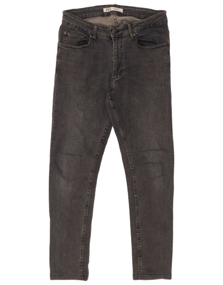 Zara Jean skinny pour homme EU 40 Medium W31 L29 Gris