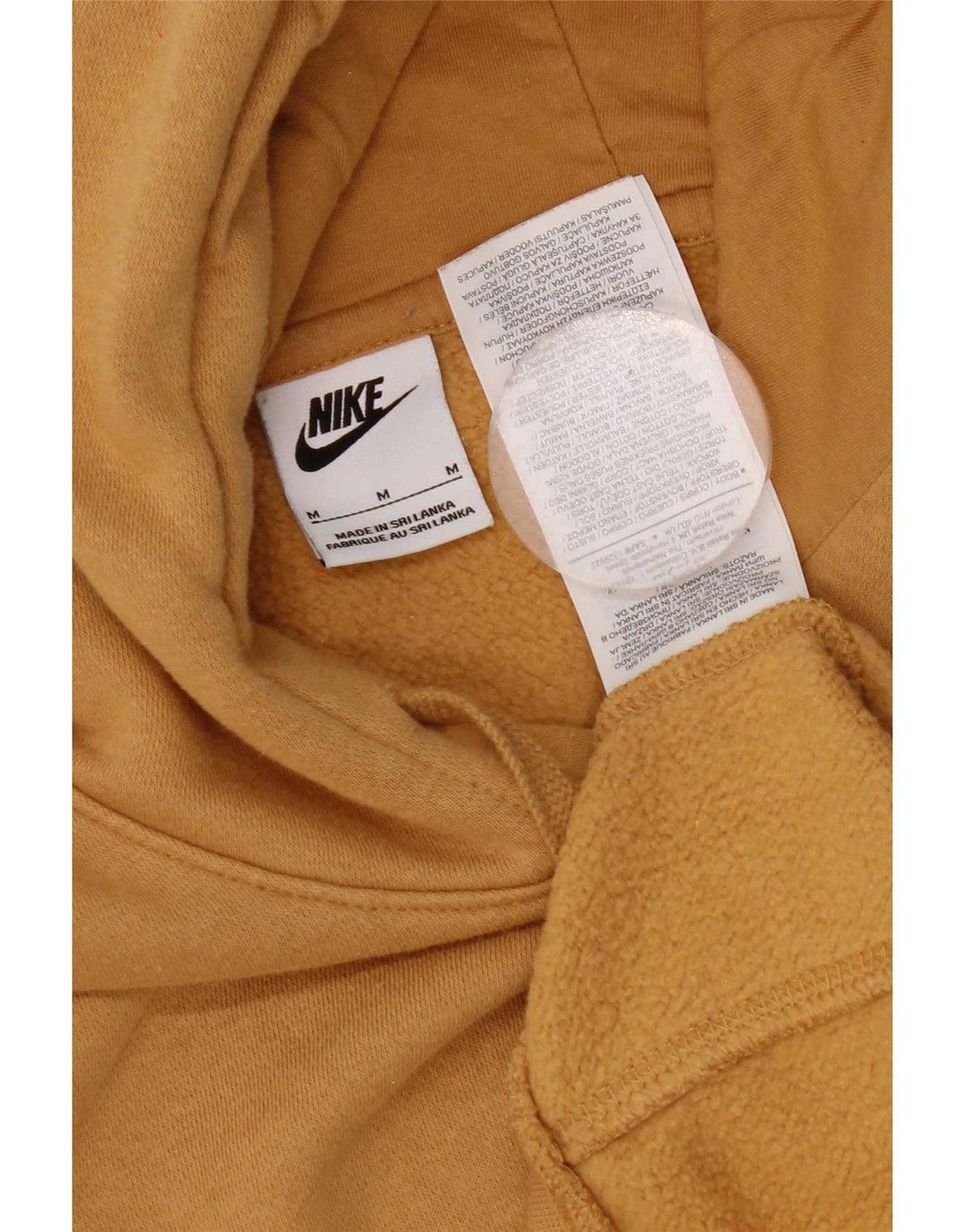 Nike Pull à capuche en coton beige moyen pour homme