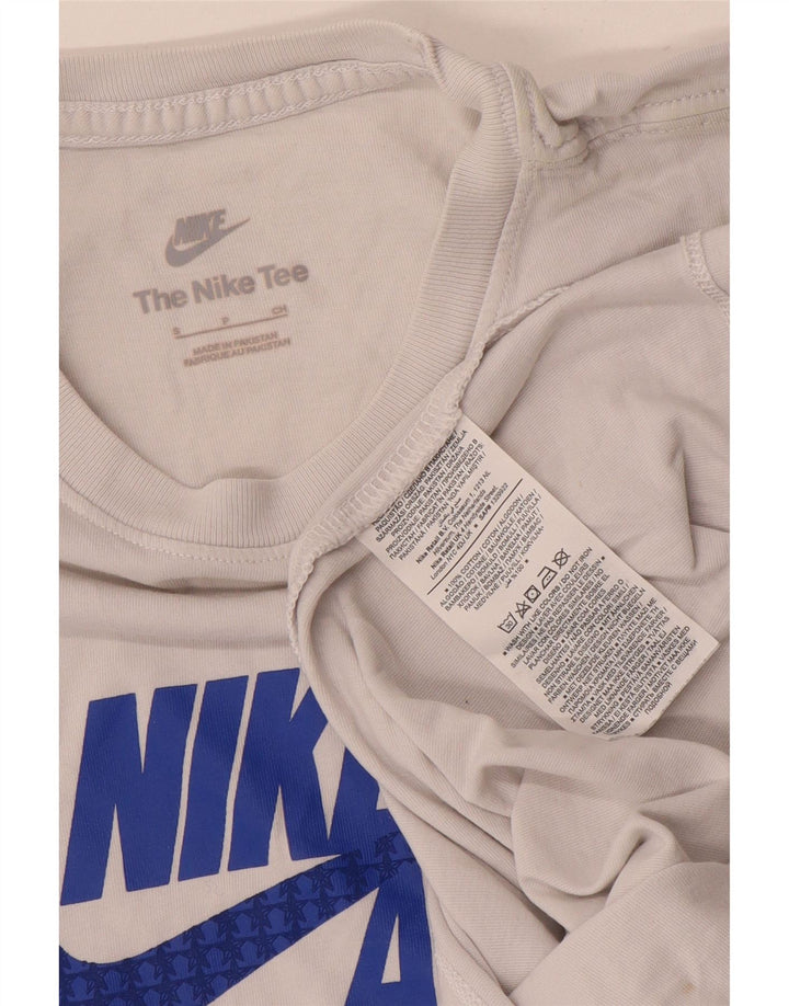 Nike T-shirt graphique pour hommes, petit, en coton blanc