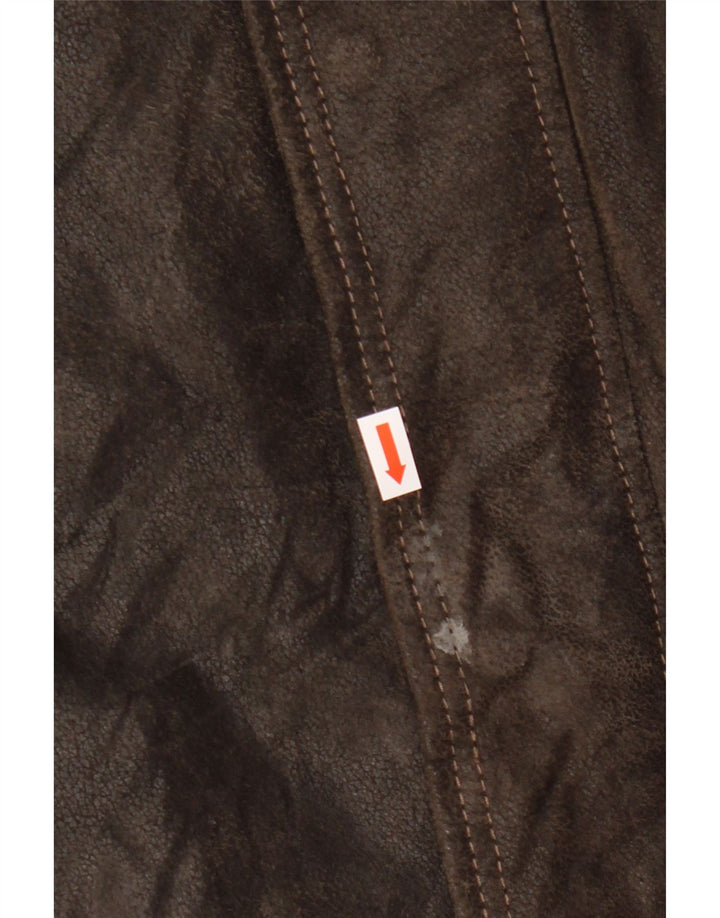 Veste en cuir homme Blackthorn IT 48 cuir marron moyen