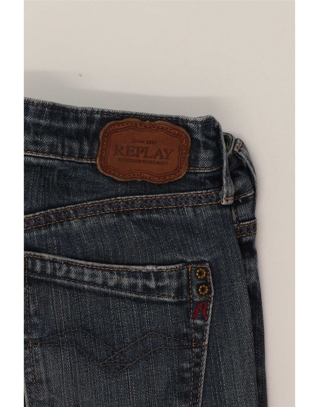 Replay Jean Slim Femme W29 L31 Bleu
