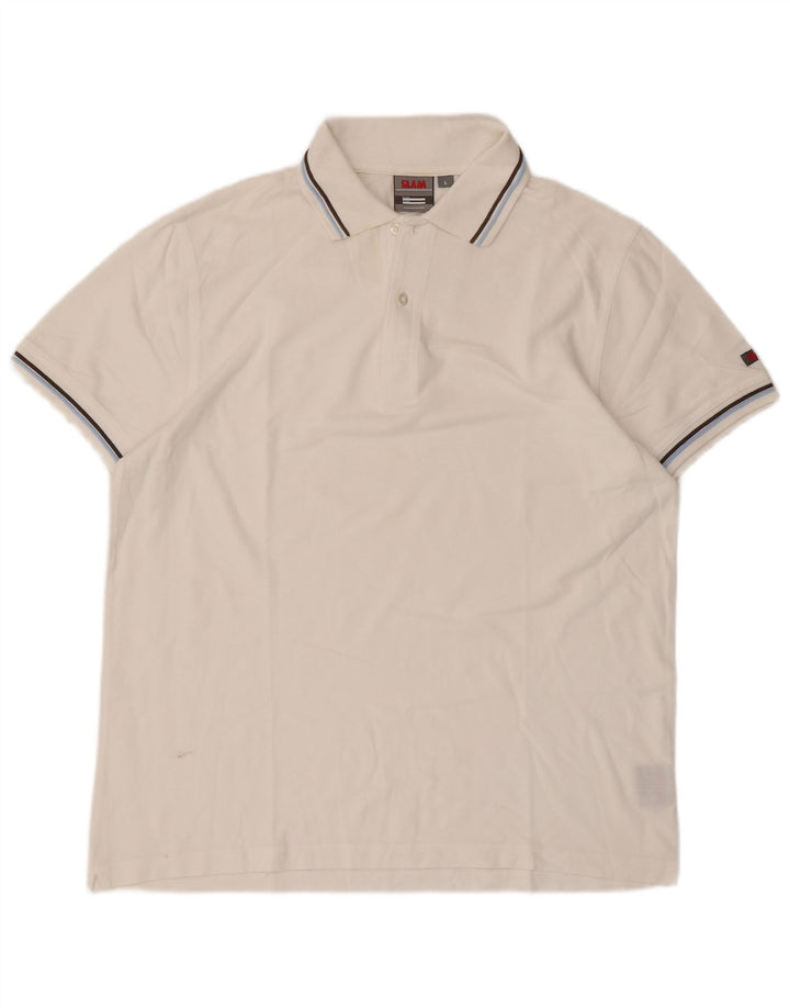 Slam Polo Homme Grand Blanc Coton