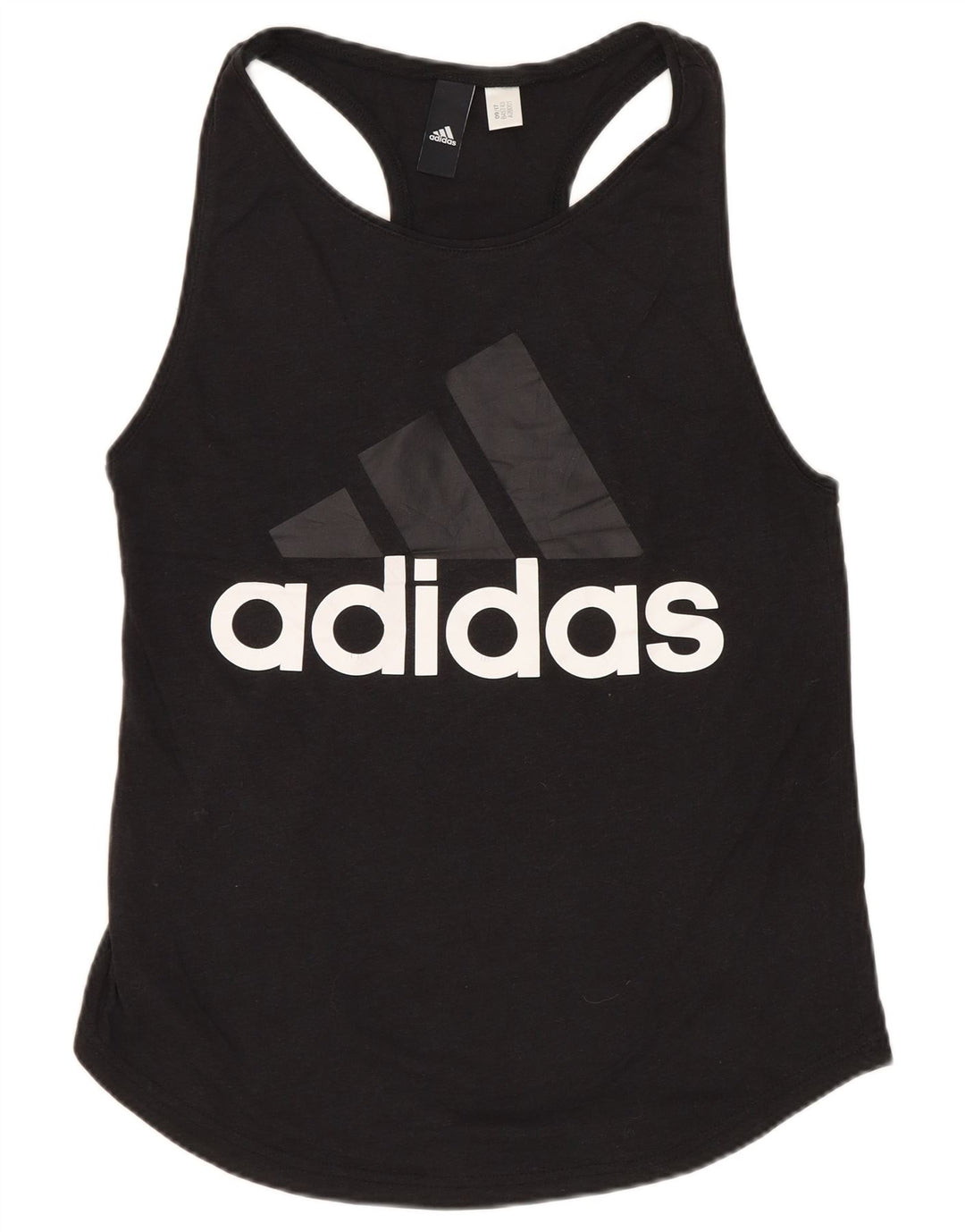 ADIDAS Débardeur graphique pour femme UK 8 Small Noir