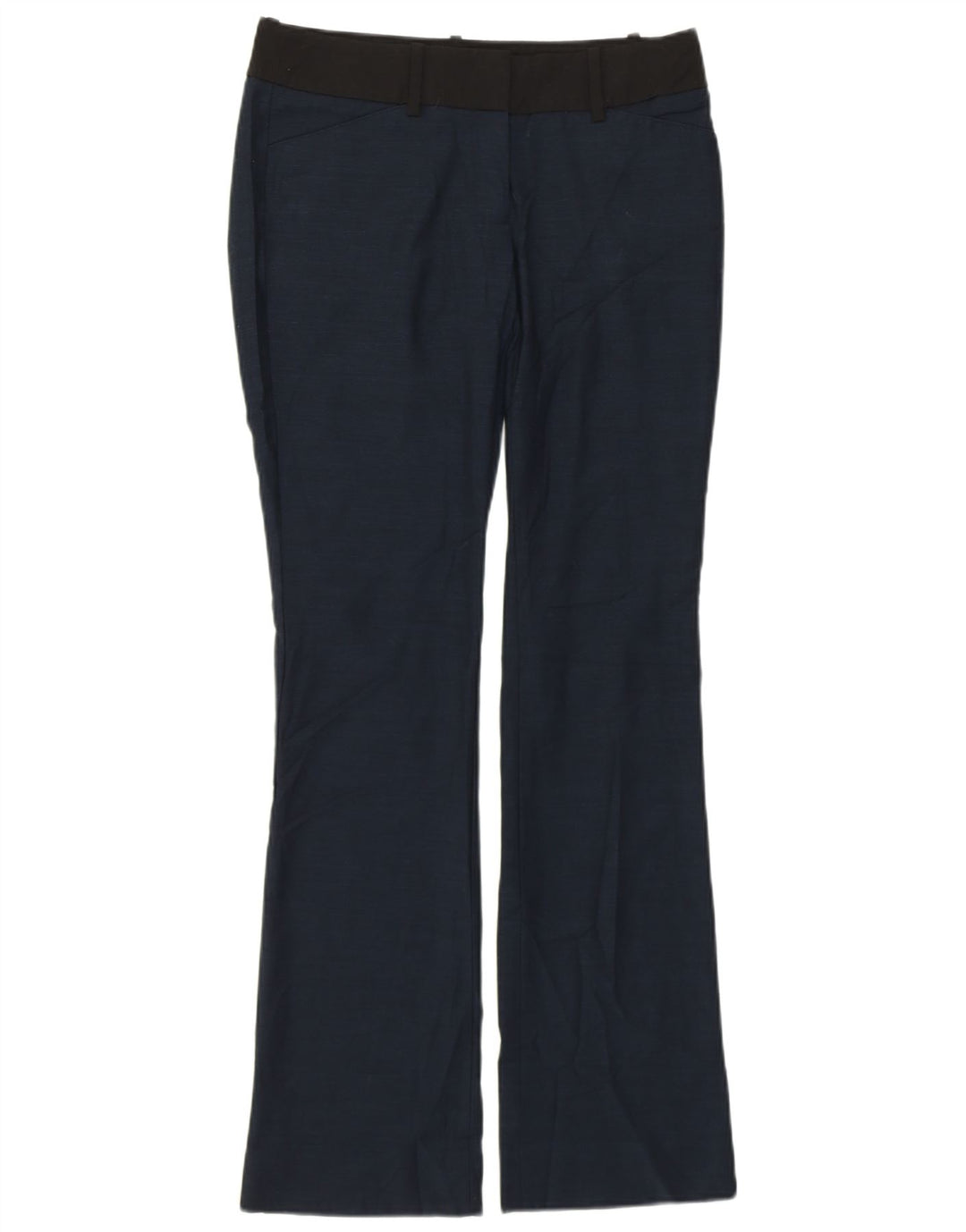 MOSSIMO Pantalon décontracté bootcut pour femme US 2 XS W29 L31 Bleu marine Polyester