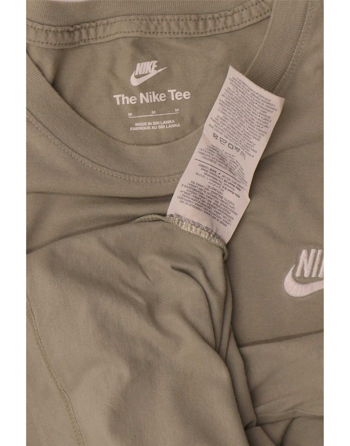 Nike T-Shirt Homme Vert Moyen Coton