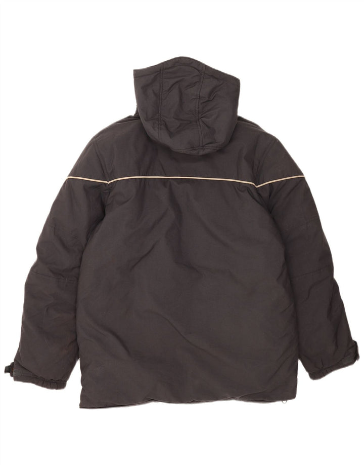 Nike Veste matelassée à capuche pour homme UK 39/41 Nylon gris moyen