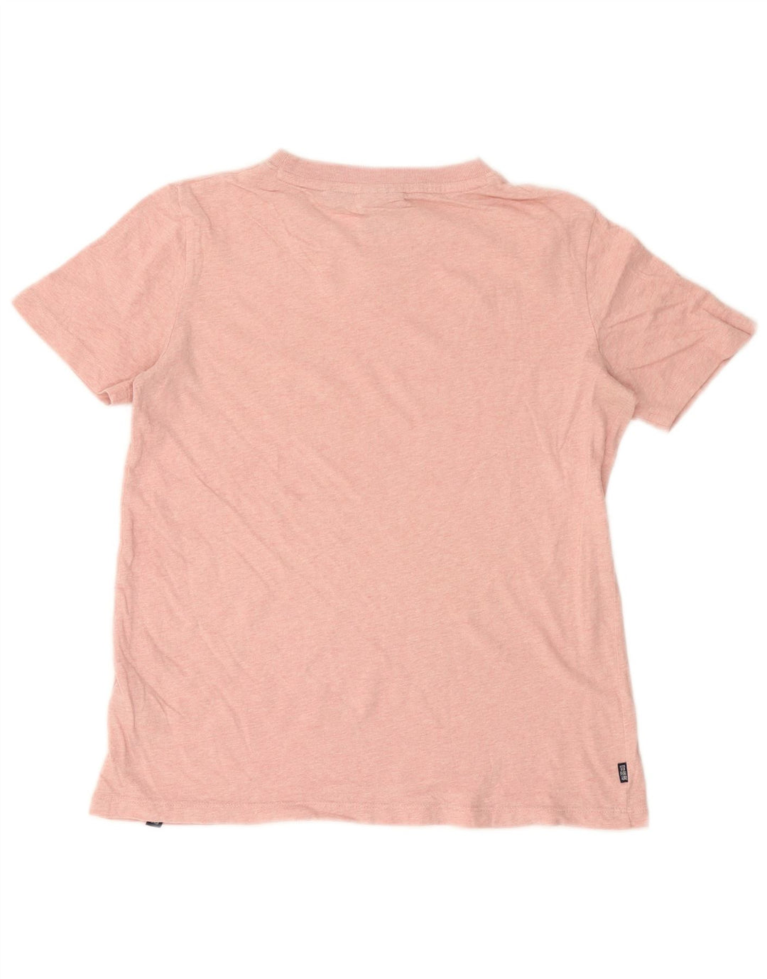 Superdry Femme T-Shirt Top UK 8 Petit Rose Coton