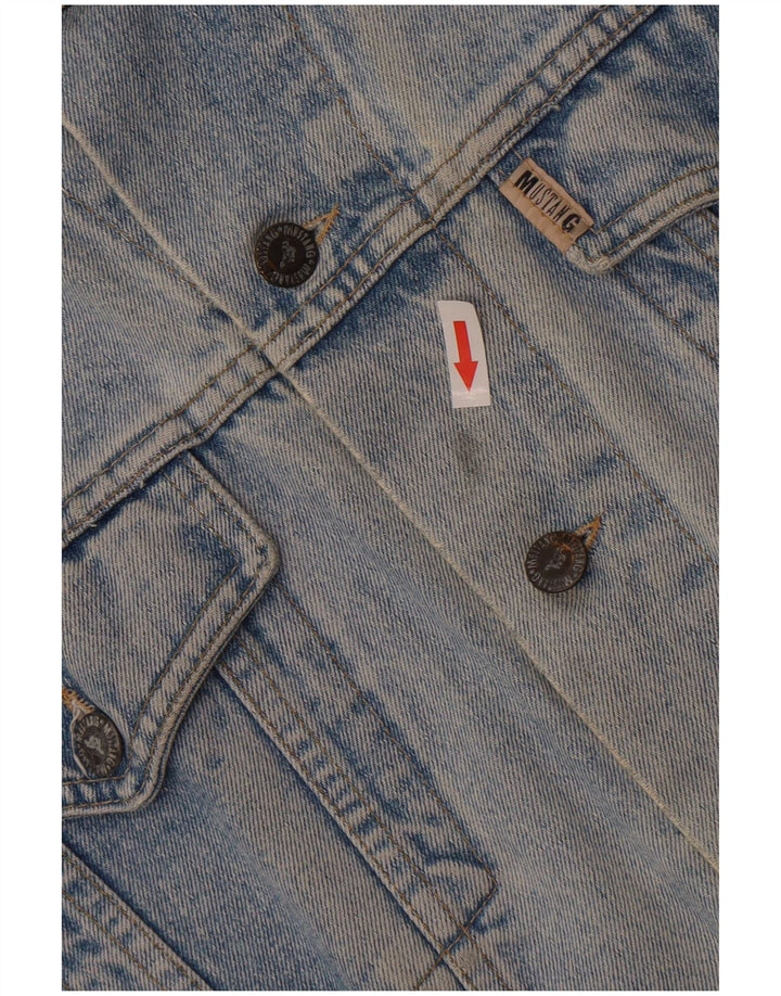 Mustang Veste en jean pour homme UK 40 Large Bleu