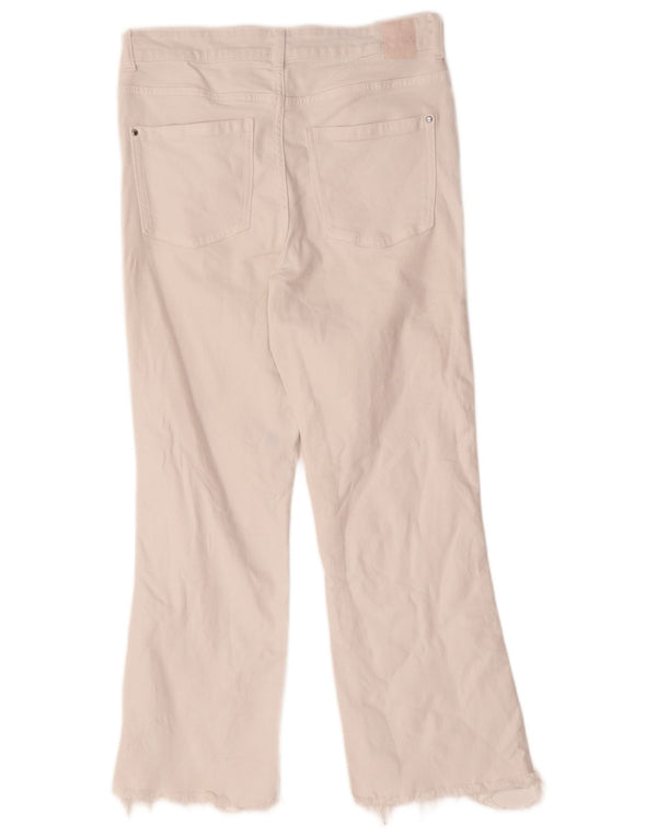 Zara Jean large femme Small W28 L27 Coton blanc