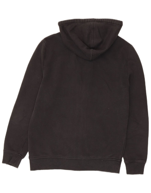 Calvin Klein Jeans Pull à capuche zippé pour homme Petit coton noir