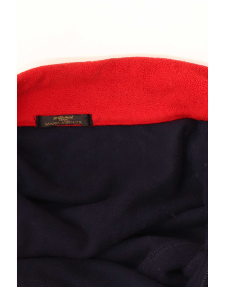 Marks & Spencer Veste polaire pour homme UK 36 Small Bleu marine Colourblock