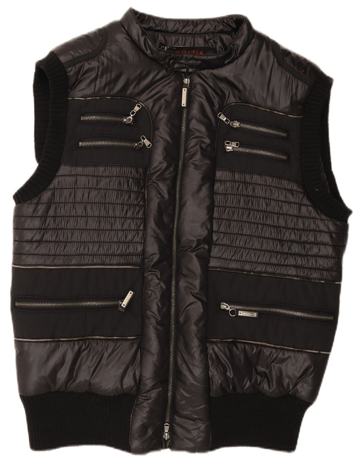 Krizia Gilet Rembourré Homme IT 56 3XL Noir Nylon