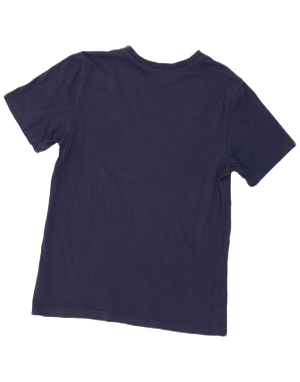 Nike T-Shirt Homme Bleu Marine Moyen Coton