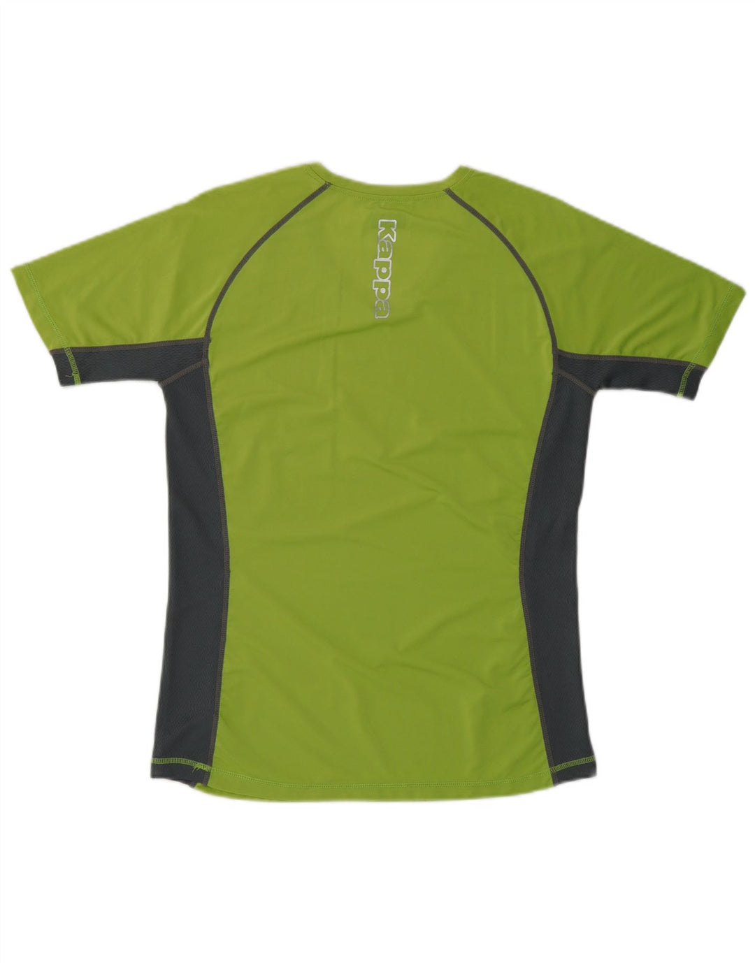 KAPPA T-Shirt Graphique Femme UK 16 Grand Vert Colorblock Polyester