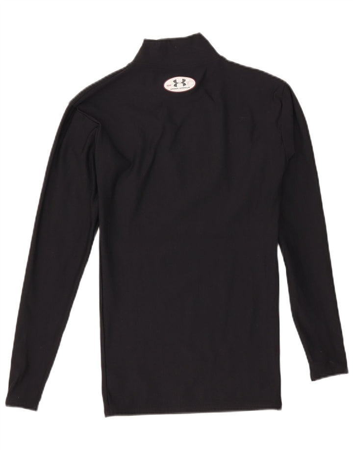 Under Armour Cold Gear Top Manches Longues Homme Noir Petit Polyester