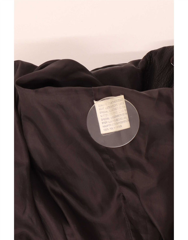 veste en cuir homme vintage UK 42 XL Marron