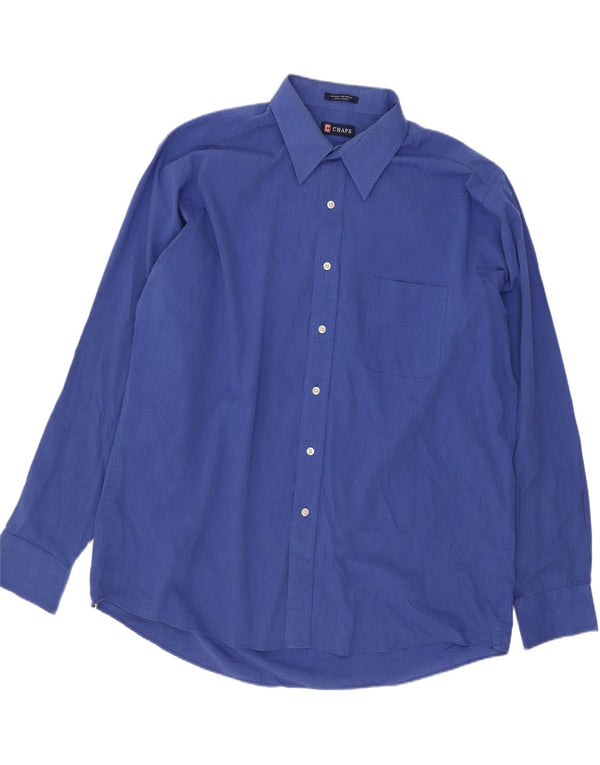 Chaps Chemise Homme Taille 17 1/2 XL Coton Bleu
