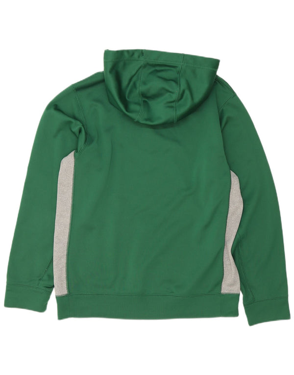 Nike Pull à capuche Therma-Fit pour homme en polyester color block Taille S Vert