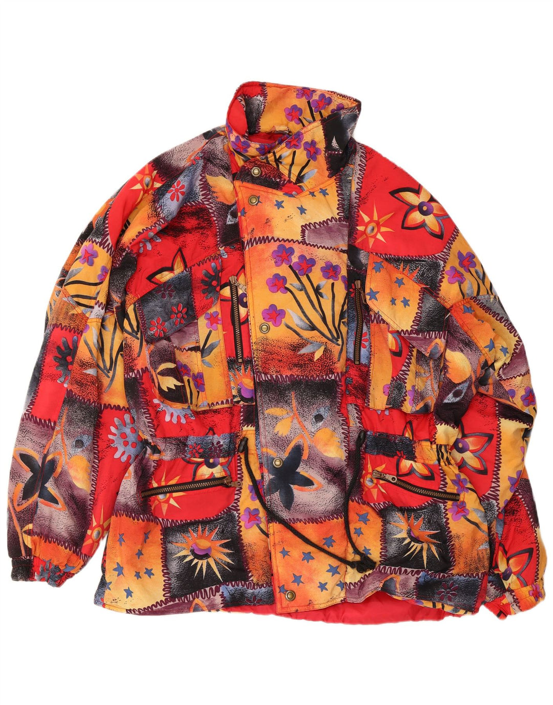 veste coupe-vent homme vintage EU 48/50 Polyamide multicolore moyen