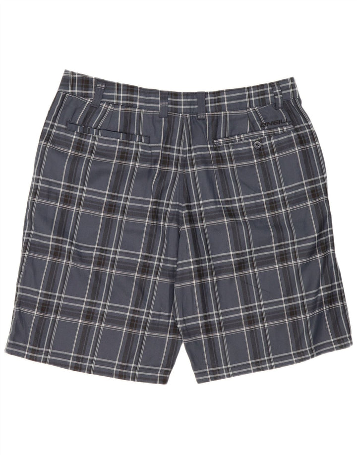 O'Neill Short Chino Homme W40 XL Bleu Marine Plaid Polyester