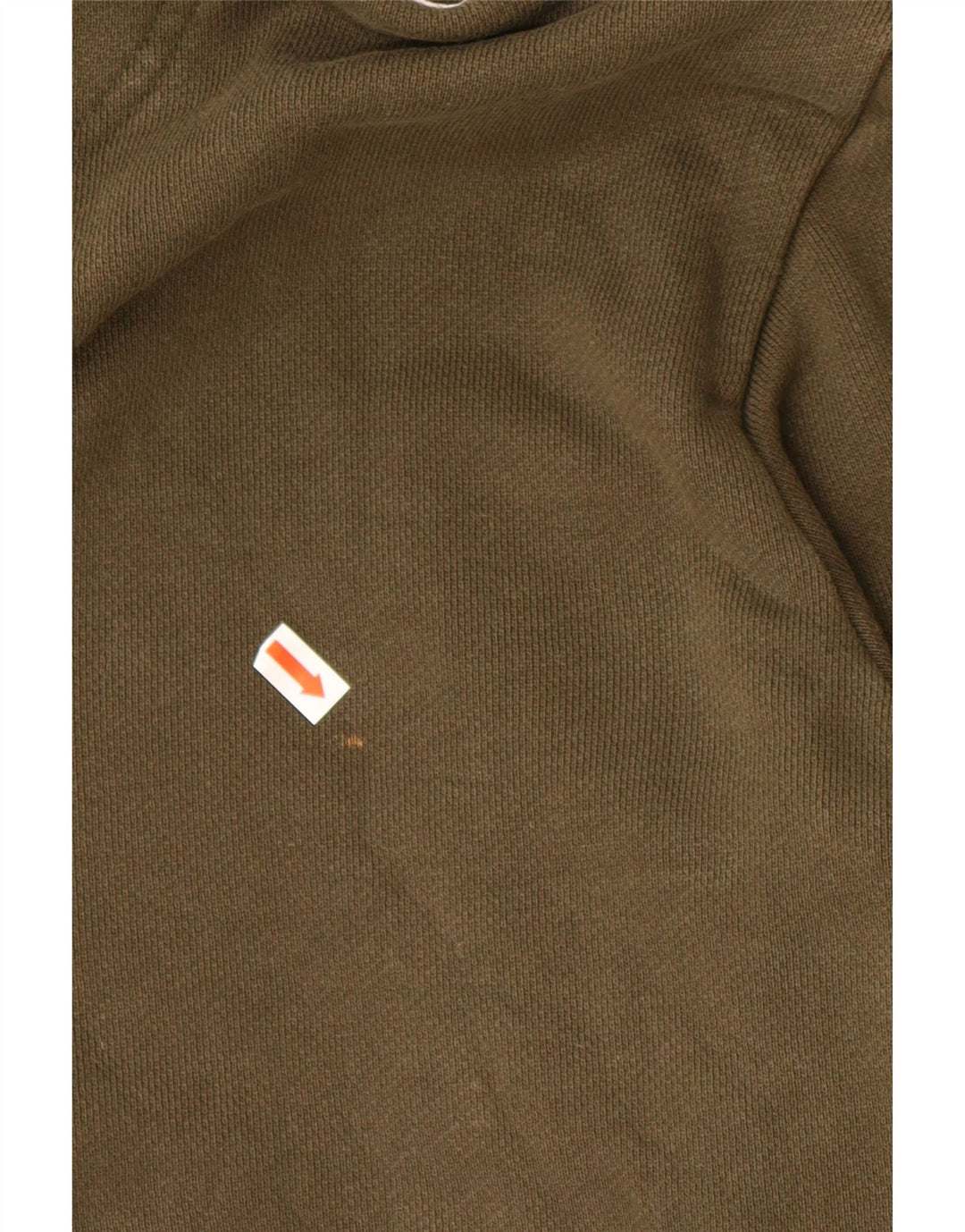 ADIDAS Pull à capuche graphique pour femme UK 14 Coton kaki moyen