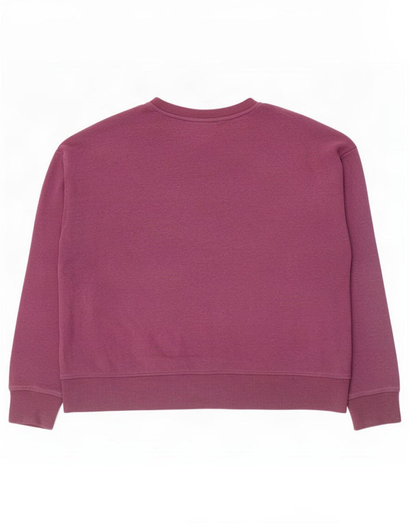 Reebok Sweat-shirt graphique pour femme UK 18 XL Violet Coton