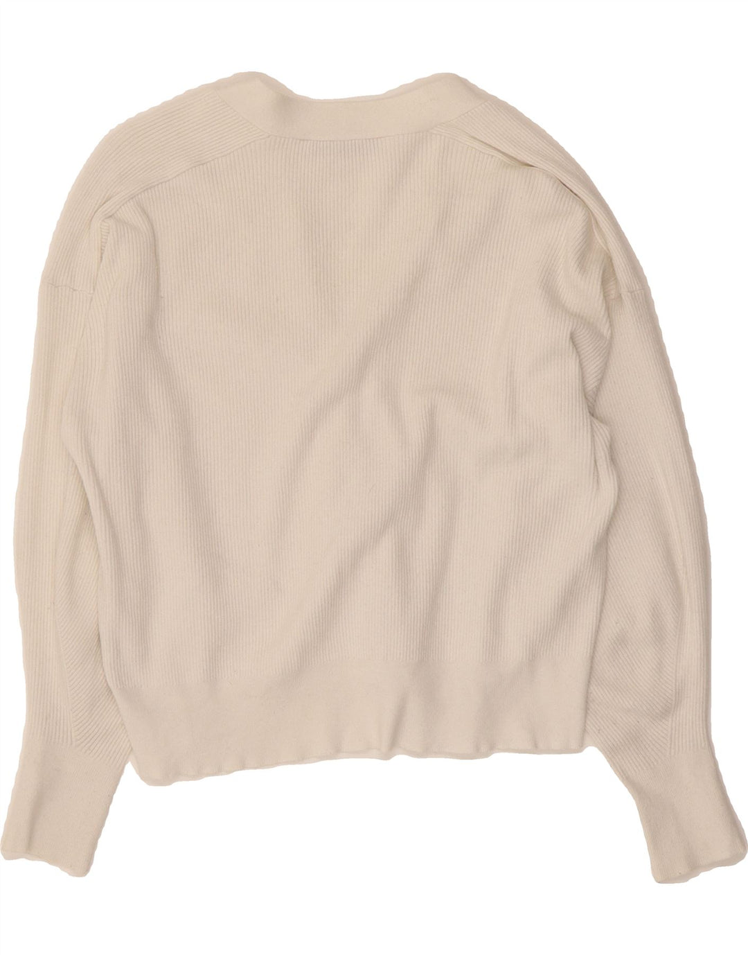 ZARA Womens Cardigan Sweater UK 10 Small White Viscose Vintage Zara and Second-Hand Zara from Messina Hembry 