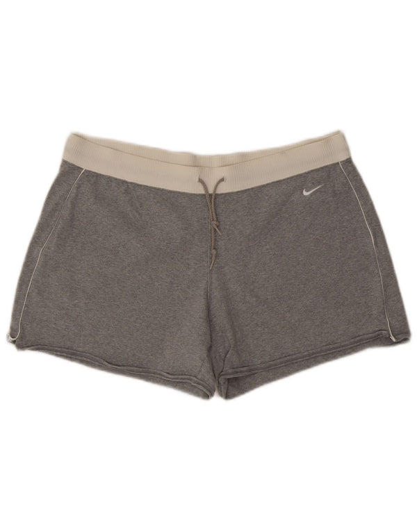 Nike Short de sport pour femme UK 16/18 XL Gris Colorblock