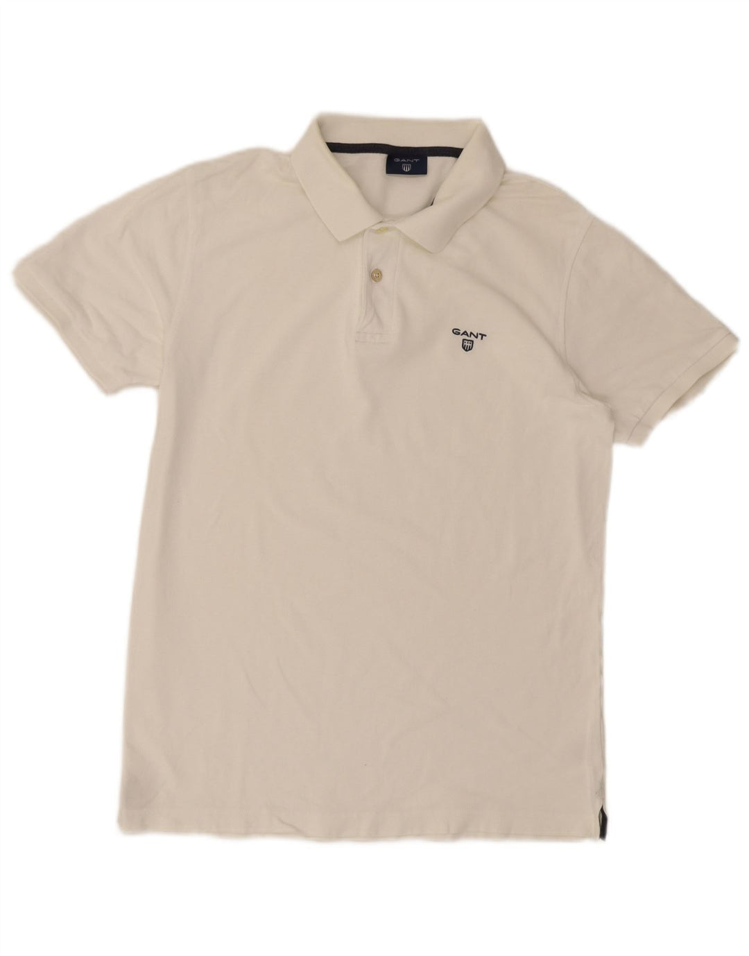 Gant Polo Homme Blanc Moyen Coton