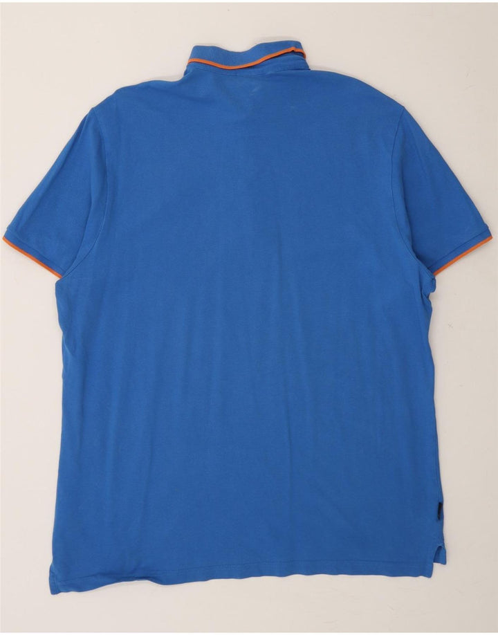 PUMA Mens Polo Shirt XL Blue Cotton Vintage Puma and Second-Hand Puma from Messina Hembry 