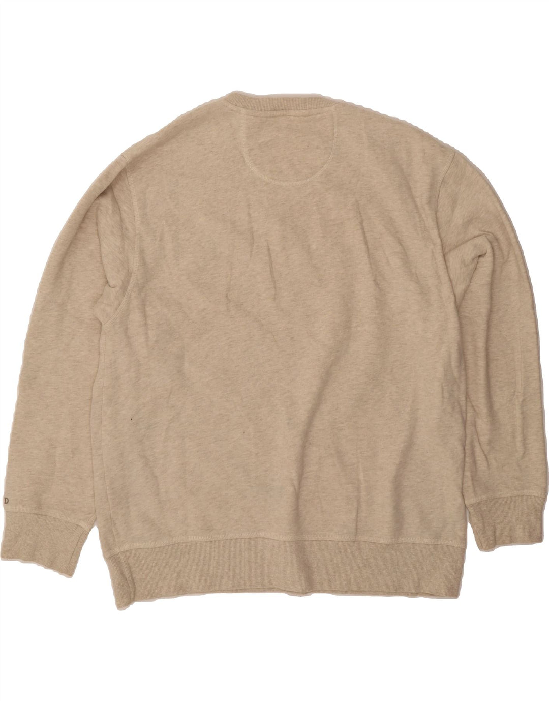 IZOD Mens Crew Neck Jumper Sweater XL Beige Cotton Vintage Izod and Second-Hand Izod from Messina Hembry 