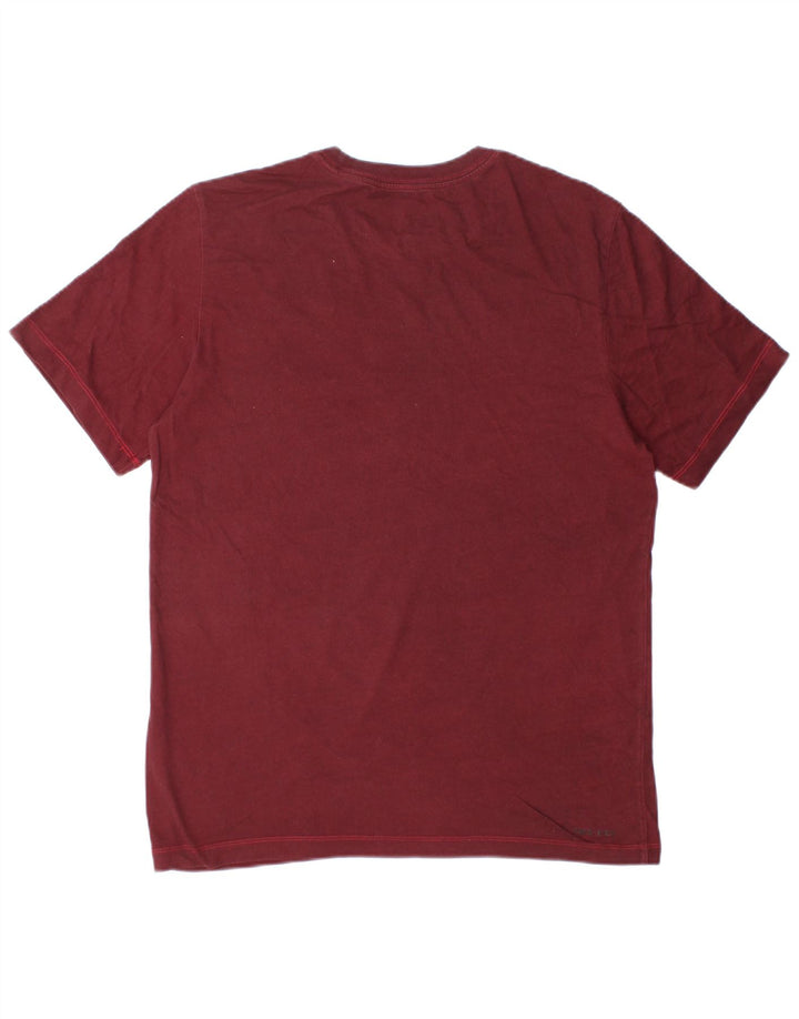 JORDAN T-shirt graphique pour hommes en coton bordeaux moyen