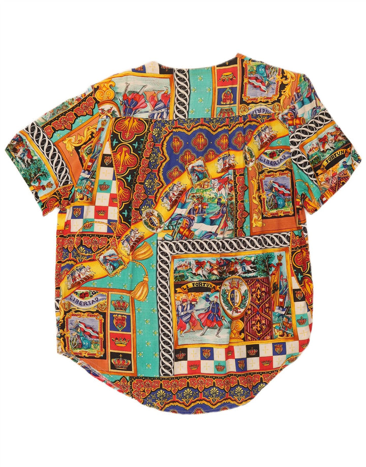 Mas Chemisier à motif abstrait pour femme UK 20 2XL Multicolore