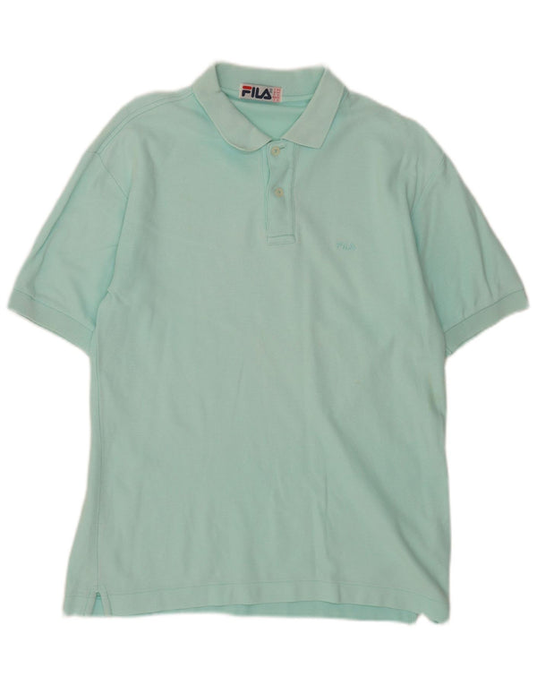Fila Polo Homme XS Turquoise Coton